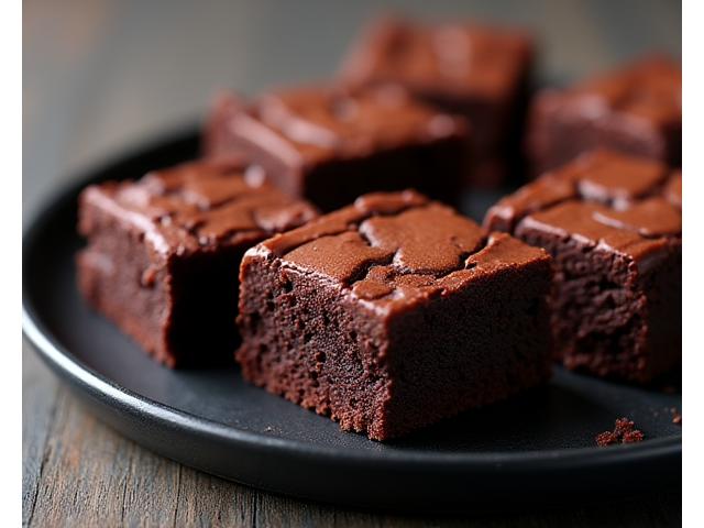 Rich, fudgy chocolate brownies