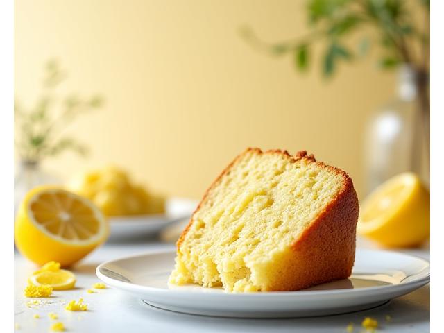 Gluten-friendly lemon drizzle cake