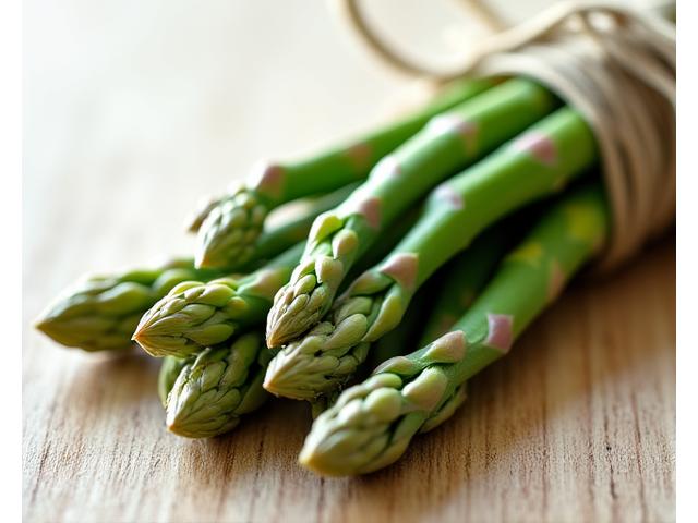 Fresh green asparagus spears